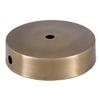 B&P Lamp 6 Inch Antique Brass Finish Modern Style Spun Lamp Base view 2