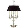 Upgradelights Black with Gold Shallow Oval 12 Inch Vintage Bouillotte Style Lampshade (Black with Gold) view 2