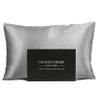 Fishers Finery 30mm 100% Pure Mulberry Silk Pillowcase, Quality Tested (Silver, Queen) view 1