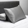 Fishers Finery 30mm 100% Pure Mulberry Silk Pillowcase, Quality Tested (Silver, Queen) view 3