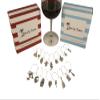 Palm City Products Bundle of Two Wine Charm Sets - 18 Pieces Total, Beach and Wine Themes view 2