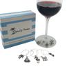 Palm City Products Bundle of Two Wine Charm Sets - 18 Pieces Total, Beach and Wine Themes view 4