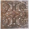 Asiana Home Decor Wood Carved Panel. Decorative Thai Wall Relief Panel Sculpture.Teak Wood Wall Hanging in Dark Brown Finish Size 24"x13.5"x0.5" view 2