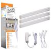 PureOptics LED Under Cabinet Lighting Kit, 3-Bars, 9 Inches Each, DIY Tool-Free Installation, Warm White, 2700K, 1080 Lumens, 15 Watts, Home Accent (LEDUC9-3WK) view 1