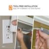 PureOptics LED Under Cabinet Lighting Kit, 3-Bars, 9 Inches Each, DIY Tool-Free Installation, Warm White, 2700K, 1080 Lumens, 15 Watts, Home Accent (LEDUC9-3WK) view 3