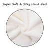 Home Brilliant White Fur Pillow Covers 18x18 Plush Faux Fur Fluffy Sheepskin Pillow Cases for Sofa Super Soft Throw Pillows for Couch, 18 x 18 inch, White view 4
