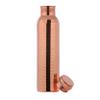 Hammered Pure Copper Water Bottle UNLINED, UNCOATED and LACQURE FREE for Ayurvedic Health Benefits, 1000 Ml (33.81 Fl Oz) view 3