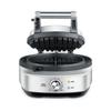 Breville No-Mess Classic Waffle Maker BWM520XL, Brushed Stainless Steel view 1