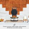 Breville No-Mess Classic Waffle Maker BWM520XL, Brushed Stainless Steel view 2