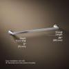 Kohler 73142-CP Composed 24" Towel bar, Polished Chrome view 3
