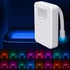 LumiLux Toilet Light with Motion Detection Sensor - 16-Color LED Bathroom Toilet Bowl Light (White) view 1