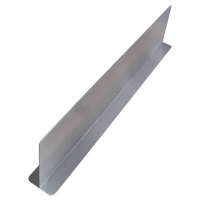 HUBERT Metal Case Dividers Shelf Dividers Stainless Steel T-Shape -25" L x 3" W x 5" H