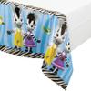 Border Print Plastic Table Cover, Zou view 1