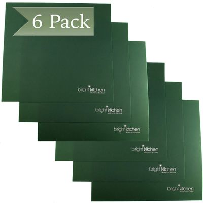 Set of 6-14" x 14" Silicone Sheets for Excalibur Dehydrator Bright Kitchen Re-Usable Non-Stick Mat (6)