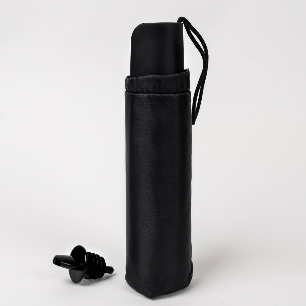 Binocktails Bev-Brella Umbrella Flask - Holds over 13 oz. (390 ml) - The largest capacity umbrella flask available