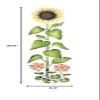Tall Sunflower Wall Stencil SKU #984 by Designer Stencils view 2