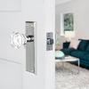 Nostalgic Warehouse New York & Waldorf Crystal Door Knob with Plate view 3