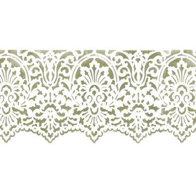 Designer Stencils Victorian Lace Wall Stencil SKU #3405