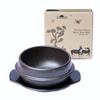 Crazy Korean Cooking Korean Stone Bowl (Dolsot), Sizzling Hot Pot for Bibimbap and Soup - Premium Ceramic (Medium - No Lid) view 2