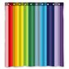 FMSHPON Fresh Simple Abstract Colorful Rainbow Stripes Design Waterproof Polyester Fabric Shower Curtain 60 x 72 Inches view 1