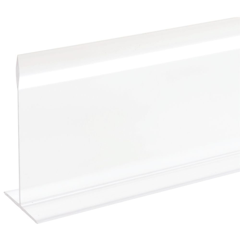 Shelf Divider Case Divider T Shape Clear Acrylic 30" L x 5" H