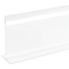 Shelf Divider Case Divider T Shape Clear Acrylic 30" L x 5" H view 1