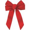 Rocky Mountain Goods Red Bow - Christmas Wreath Bow - Indoor/Outdoor - Waterproof Velvet - Tie Included for Easy Hanging (12") view 1