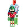 ChalkTalkSPORTS Lacrosse Male Nutcracker Resin Christmas Ornament | Lacrosse Ornaments view 1
