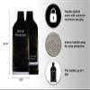 Reusable Wine Bottle Protector for Travel (4 Pack) - Wine Bags with Double Air Bubble Cushion Inner Skin and Leak Proof Exterior Ensures Safe Transportation in Luggage - Great Gift for Wine Lovers view 3