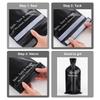 Reusable Wine Bottle Protector for Travel (4 Pack) - Wine Bags with Double Air Bubble Cushion Inner Skin and Leak Proof Exterior Ensures Safe Transportation in Luggage - Great Gift for Wine Lovers view 4