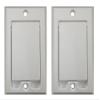 PartsBlast (2) Central Vacuum Square Door Inlet Wall Plate White for Nutone Beam VacuFlow view 1
