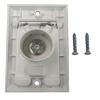 PartsBlast (2) Central Vacuum Square Door Inlet Wall Plate White for Nutone Beam VacuFlow view 2