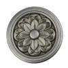 Urbanest Set of 2 Primrose Medallion Drapery Holdbacks, English Pewter view 2
