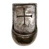 Wild Goose Holy Water Font St. Brigids Cross Resin Cast Coated In Bronze 5 1/2 Inches Tall by 3 1/2 Inches Wide Ready To Hang Made in Ireland view 1