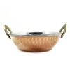 ibaexports Specially Designed Authentic Indian Traditional Style Copper Steel Serveware Karahi With Spoon Tableware Dinnerware view 2