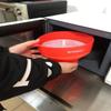 Collapsible Silicone Microwave Hot Air Popcorn Popper Bowl With Lid and Handles - Red view 2