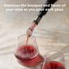 Rabbit W6127 Wine Aerator and Pourer, Clear and Stainless Steel Design, Easy to Use for Enhancing Wine Flavor and Smooth Pouring view 3