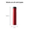 Rabbit Automatic Electric Corkscrew Wine Bottle Opener (Metallic Red) view 2