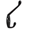 Cosmas 5 Pack 31153FB Flat Black Heavy Duty Coat & Hat Hook view 1