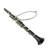 Treasure Gurus Miniature Clarinet Musical Instrument Realistic Ornament view 1