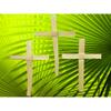 Palm Sunday Palm Crosses - Pack of 50 - 9.5" Tall view 3