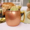Twine Moscow Mule Mug for Mint Juleps, Tiki Cocktails, Solid Copper with Nickel Plating and Brass Handle, Copper Cups for Moscow Mules, 16 Oz, Set of 1 view 2