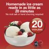 Hamilton Beach Electric Automatic Ice Cream Maker, Frozen Yogurt, Sorbet, Custard, 1.5 quart, White (68880) view 3