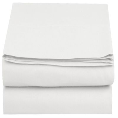 Luxury Fitted Sheet on Amazon Elegant Comfort Wrinkle-Free 1500 Premier Hotel Quality 1-Piece Fitted Sheet, King Size, White