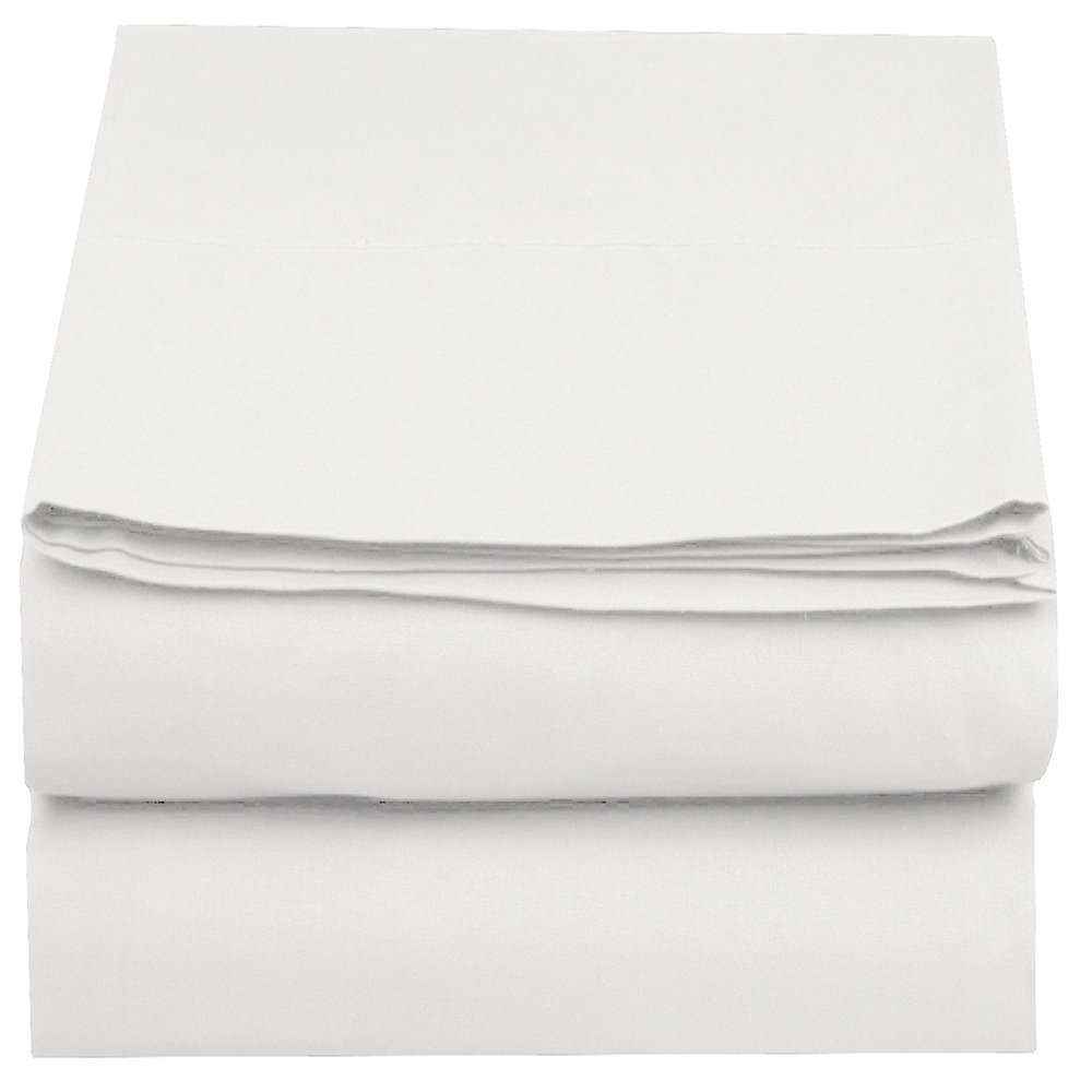 Luxury Fitted Sheet on Amazon Elegant Comfort Wrinkle-Free 1500 Premier Hotel Quality 1-Piece Fitted Sheet, King Size, White