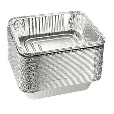DCS Deals Aluminum Half Size Deep Foil Pan 25 pack Safe for use in freezer, oven, and steam table.pen,12 1/2" x 10 1/4" x 2 1/2" (-40 gauge-!) Made In The USA