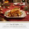 Spode Christmas Tree Ribbons Canape Platter - 6.5-Inch Holiday Serving Plate for Desserts, Appetizers, and Treats - Festive Earthenware Christmas Dinnerware with Gold Accents - Dishwasher Safe view 2