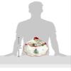 Spode Christmas Tree Gold Collection Figural Santa Dish, 12.25-Inch Holiday Dcor Candy Bowl - Fine Earthenware with 22-Karat Gold Accents, Christmas Mantel Decoration & Holiday Tableware view 3