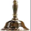 Azure Green FB102A - Brass Hand bell 3" view 1
