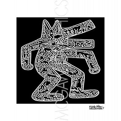 Bruce McGaw Dog, 1985 by Keith Haring 8"x10" Art Print Poster